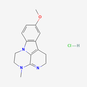 molecular formula C15H18ClN3O B1676526 甲曲吲哚盐酸盐 CAS No. 53734-79-5