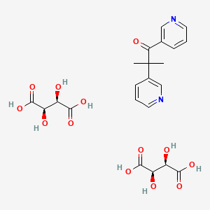 molecular formula C22H26N2O13 B1676539 Metyrapone tartrate CAS No. 908-35-0