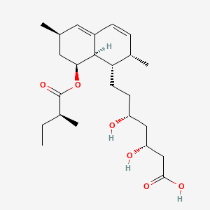 molecular formula C24H38O6 B1676543 洛伐他汀酸 CAS No. 75225-51-3
