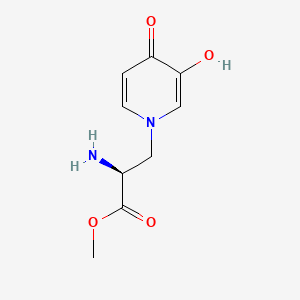 B1676595 Mimosine methyl ester CAS No. 60343-53-5