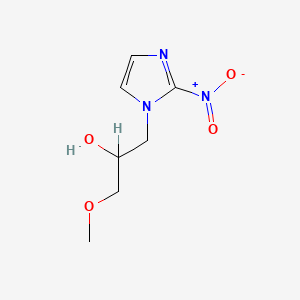 molecular formula C7H11N3O4 B1676599 咪唑硝 CAS No. 13551-87-6