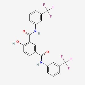 B1676601 m-Isophthalotoluidide, alpha,alpha,alpha,alpha',alpha',alpha'-hexafluoro-4-hydroxy- CAS No. 29114-45-2