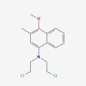 molecular formula C16H19Cl2NO B1676606 米托克罗明 CAS No. 17692-54-5