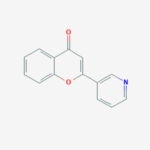 B167669 2-Pyridin-3-ylchromen-4-one CAS No. 3327-27-3