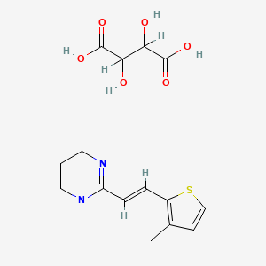 molecular formula C16H22N2O6S B1676741 莫兰特酒石酸盐 CAS No. 26155-31-7