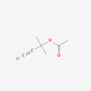 molecular formula C7H10O2 B167675 1,1-二甲基丙-2-炔基乙酸酯 CAS No. 1604-29-1