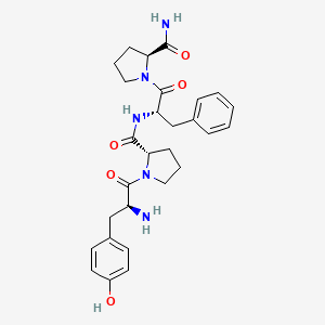 molecular formula C28H35N5O5 B1676752 吗啡肽 CAS No. 74135-04-9