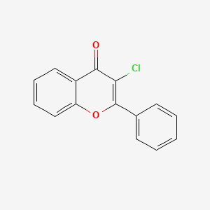 B1676825 3-Chloro-2-phenylchromen-4-one CAS No. 13178-98-8