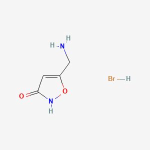 molecular formula C4H7BrN2O2 B1676870 溴酸蝇蕈醇 CAS No. 18174-72-6