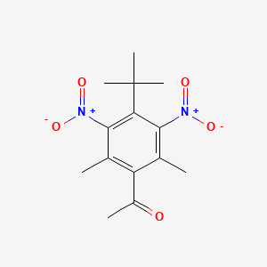 molecular formula C14H18N2O5 B1676872 Musk ketone CAS No. 81-14-1