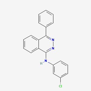 molecular formula C20H14ClN3 B1676881 1-Phthalazinamine, N-(3-chlorophenyl)-4-phenyl- CAS No. 78351-75-4