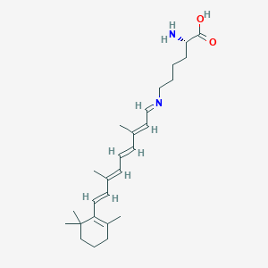 molecular formula C26H40N2O2 B1676895 N6-(Retinylidene)lysine CAS No. 34372-62-8