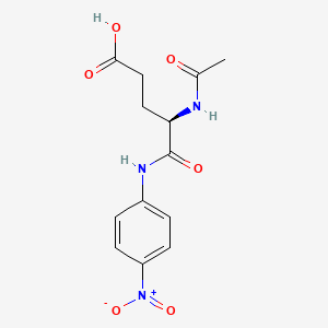 B1676904 N-Acetylglutamate 4-nitroanilide CAS No. 41149-12-6