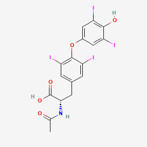 molecular formula C17H13I4NO5 B1676909 N-乙酰甲状腺素 CAS No. 26041-51-0