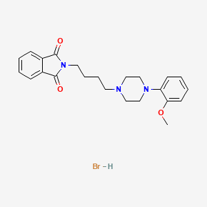 B1676930 2-(4-(4-(2-Methoxyphenyl)piperazin-1-yl)butyl)isoindoline-1,3-dione hydrobromide CAS No. 115388-32-4