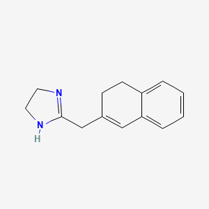 molecular formula C14H16N2 B1676942 Napamezole CAS No. 91524-14-0