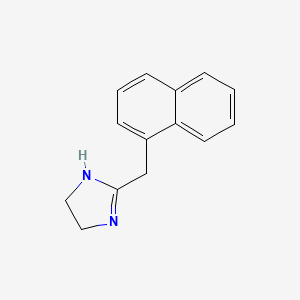 molecular formula C14H14N2 B1676943 Naphazoline CAS No. 835-31-4