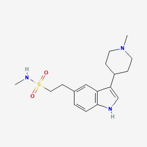 molecular formula C17H23N3O2S B1676958 那拉曲坦 CAS No. 121679-13-8