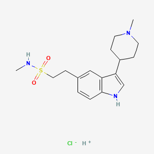 molecular formula C17H26ClN3O2S B1676959 盐酸那拉曲坦 CAS No. 143388-64-1