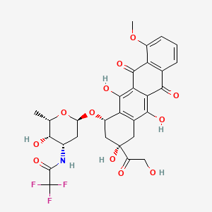 molecular formula C29H28F3NO12 B1677022 N-三氟乙酰多柔比星 CAS No. 26295-56-7