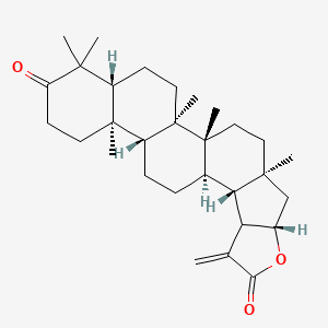 B1677086 3-Oxolup-20(29)-en-30,21alpha-olide CAS No. 138913-61-8