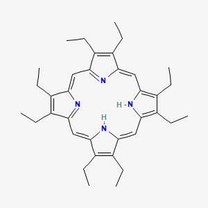 B1677100 2,3,7,8,12,13,17,18-Octaethyl-21H,23H-porphine CAS No. 2683-82-1