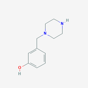 molecular formula C11H16N2O B1677110 m-Hydroxybenzylpiperazine CAS No. 443694-34-6