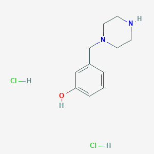 3-(Piperazin-1-ylmethyl)phenol dihydrochloride