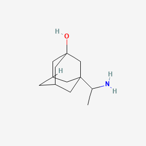 molecular formula C12H21NO B1677114 3-(1-Aminoethyl)adamantan-1-ol CAS No. 90812-24-1