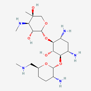 molecular formula C20H41N5O7 B1677127 微小菌素 CAS No. 52093-21-7
