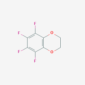 molecular formula C8H4F4O2 B167713 5,6,7,8-四氟苯并-1,4-二噁烷 CAS No. 1743-87-9