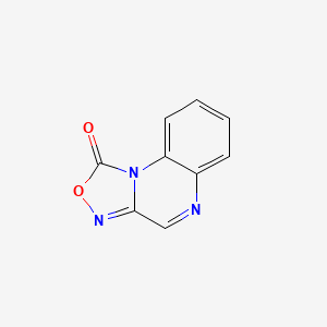 molecular formula C9H5N3O2 B1677183 1H-[1,2,4]恶二唑并[4,3-a]喹喔啉-1-酮 CAS No. 41443-28-1
