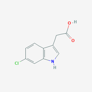 molecular formula C10H8ClNO2 B167721 2-(6-氯-1H-吲哚-3-基)乙酸 CAS No. 1912-44-3