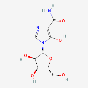 molecular formula C9H13N3O6 B1677216 咪唑核苷 CAS No. 50924-49-7