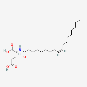 B1677261 2-[[(Z)-octadec-9-enoyl]amino]pentanedioic acid CAS No. 4627-61-6