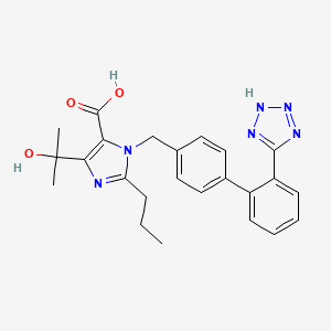 molecular formula C24H26N6O3 B1677269 奥美沙坦 CAS No. 144689-24-7