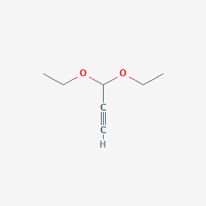 molecular formula C7H12O2 B167727 3,3-二乙氧基-1-丙炔 CAS No. 10160-87-9