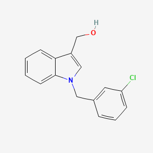 B1677299 {1-[(3-Chlorophenyl)methyl]-1H-indol-3-yl}methanol CAS No. 92407-90-4