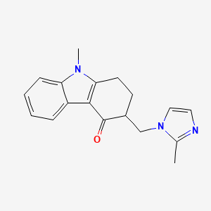 molecular formula C18H24ClN3O3 B1677300 Ondansetron CAS No. 99614-02-5