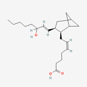 B1677305 (9,11),(11,12)-Dimethanothromboxane A2 CAS No. 73509-46-3
