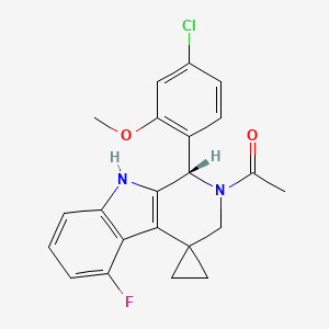 molecular formula C22H20ClFN2O2 B1677310 Unii-ZH8cpx4ynb CAS No. 895169-20-7