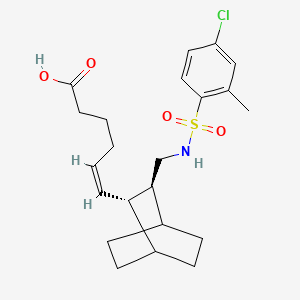 molecular formula C22H30ClNO4S B1677322 ONO-8711 CAS No. 216158-34-8