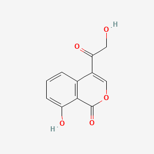 molecular formula C11H8O5 B1677333 Oosponol CAS No. 146-04-3