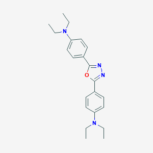 molecular formula C22H28N4O B167736 2,5-双(4-二乙基氨基苯基)-1,3,4-噁二唑 CAS No. 1679-98-7