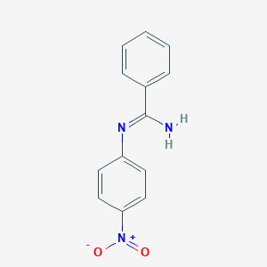 B167738 Benzenecarboximidamide, N-(4-nitrophenyl)- CAS No. 1986-61-4