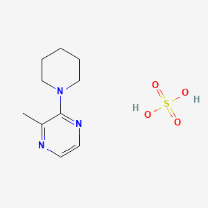 molecular formula C10H17N3O4S B1677383 Modaline sulfate CAS No. 2856-75-9
