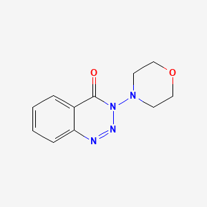 molecular formula C11H12N4O2 B1677400 Molinazone CAS No. 5581-46-4