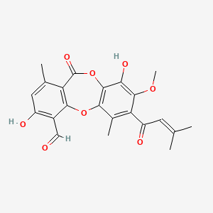 molecular formula C22H20O8 B1677405 Mollicellin C CAS No. 68436-82-8