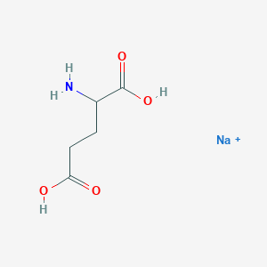 molecular formula C5H8NaNO4· H2O<br>C5H9NNaO4+ B1677415 味精 CAS No. 142-47-2