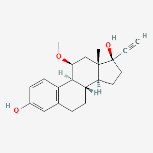 molecular formula C21H26O3 B1677421 Moxestrol CAS No. 34816-55-2